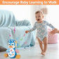 Haptime Penguin Crawling Toys For 1 + Year Old Boy Girl, Tummy Time Toys, Musical And Light Up Toys For Encouraging Crawling, Baby Toys 18+ Months, Christmas Birthday Gift