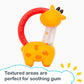 Smart Steps® Jerry Giraffe Rattle & Teether, 1 Count, Plastic, Model PT17D72A