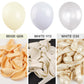Partywoo White Balloons, 120 Pcs Matte White Balloons Different Sizes Pack Of 18 Inch 12 Inch 10 Inch 5 Inch For White Balloon Garland Or Arch As Birthday Decorations, Party Decorations, White-Y13