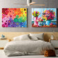 1000 Pieces Flower Puzzles For Adults, 2 Pack Colorful Flowers Jigsaw Puzzles, Spring Plants Rose Daisy Blooms Challenging Funny