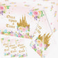 Dydamud 3Pcs Princess Birthday Party Tablecloths Decorations,Once Upon A Time Birthday Decorations Plastic Princess Castle Party