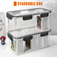 Graded Sports Card Storage Box, Trading Card Storage Box, Graded Card Slab Storage Case Fits Psa Bgs & Sgc