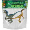 Gemini&Genius Velociraptor Compsognathus Dinosaur Toys, Dinosaur Action Figures With Moveable Jaw And Hands, Realistic Dinos Toys, Great Gift For Kids Or Dino Lovers Collection And Display
