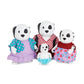 Li'l Woodzeez Woofwinkle Dog Family Set of 4 Collectible Figures – Non-Flocked, Multicolor, Plastic, Model WZ6831C6SZ, Gift Toy for Kids