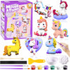 Storio Toys Diy Mould & Paint Craft Kit Unicorn Kids Diy Craft For 3+ Years Plaster Figurine Set With Pigments Palette & Mold Pa