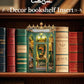 CUTEBEE Book Nook Kit  DIY Miniature House Kits for mature-themed and Teens  Dollhouse Mini Booknook Magic House Bookshelf  DIY Craft Gifts for Family and Friends(The Darkness Herbarium)