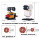 STMIGAIBLOCKS Wall-e and Eve Building Blocks Set, 8.66"x5.9"x1.77", Plastic, Unique Minifigures, Creative Gift for Kids and Adults