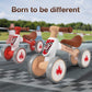 Maydolly Baby Banlance Bike for 1 Year Old Boys Girls Cute 10-24 Months Kids Toy First Birthday Gift No Pedal Toddler 4 Wheels B