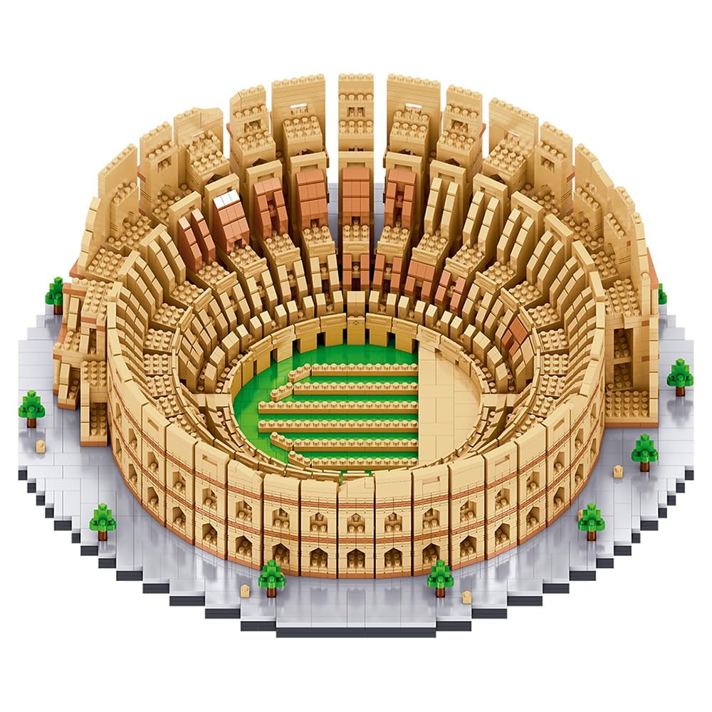 TzFioy Italy Rome Colosseum Micro Brick Building Set (5594 Pieces) - Landmark Model Educational Toy Gift for Kids and Adults