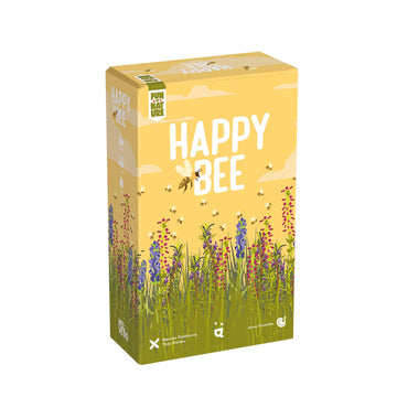 Happy Bee Card Game - Strategic Pollen Harvesting For Victory! Educational Game, Fun Family Game For Kids & Adults, Ages 8+, 3-6 Players, 15 Minute Playtime, Made By Helvetiq