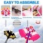 2 Pack Kites For Kids Ages 4-8 8-12 & Adults, Large Black And Unicorn Kite Easy To Fly For Beginner, Beach Kites With Kite Strin