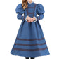 Fun Costumes Girl's Helen Keller Halloween Costume, Blue Helen Keller Dress, Historical Figure Dress Up Outfit Large