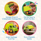 Battat - Green Recycling Truck - Classic Toddler Trucks - Eco-Friendly Toy - Soft Rubber Wheels - 18 Months + - Garbage Truck