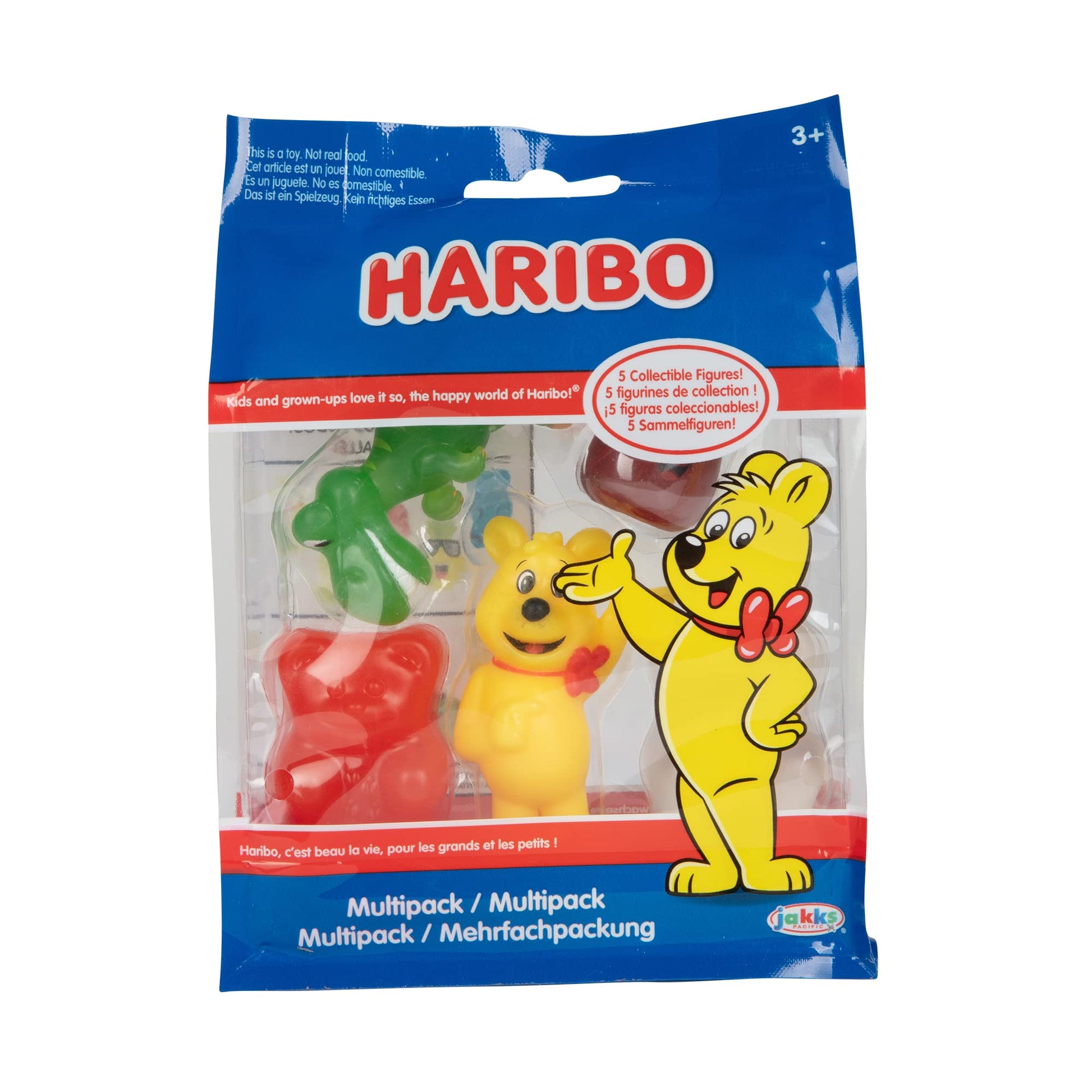 Haribo Figures Multi-Pack - Pack 1: Clear GB, Cola, Green Dino, Goldbear