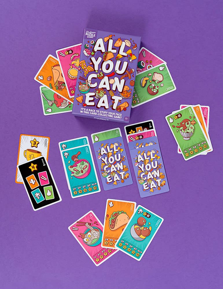 Professor Puzzle All You Can Eat - It’S A Race To Stuff Your Face In This Card-Collecting Game!