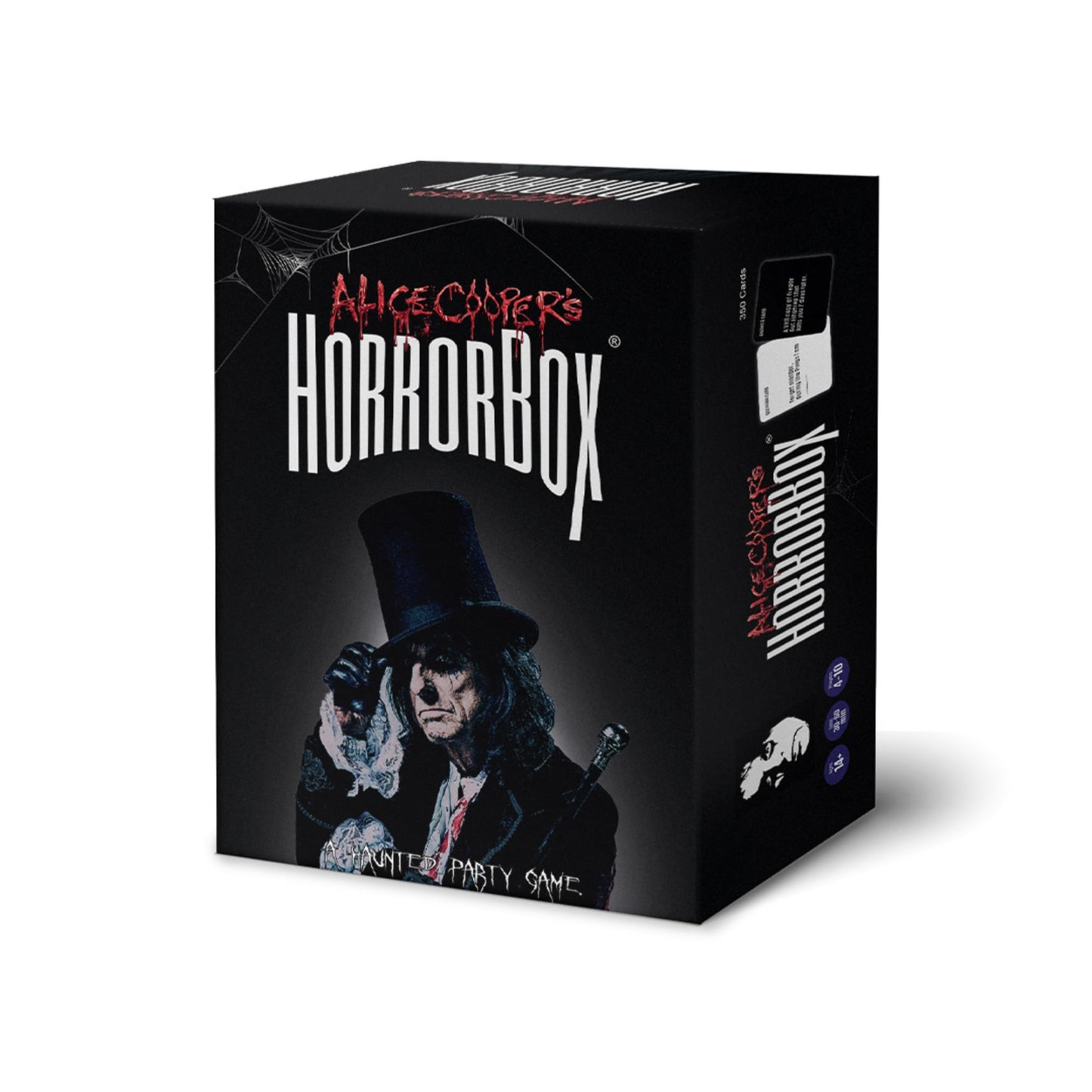 FITZ Alice Cooper's HorrorBox - The Ultimate Horror Movie Party Game! Hilariously Spooky Card Game for Family Game Night  Ages 14+  4-10 Players  30-60 Min Playtime  Made Games