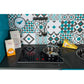 Janod Lagoon Maxi Cooker Aqua 34    Tall Wooden Kitchen Play Set with 15 Accessories - Ages 3+ - J06555