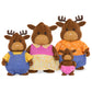 Li'L Woodzeez Moose Family Set – Vanderhoof Moose With Storybook – 5Pc Toy Set With Miniature Animal Figurines – Family Toys And Books For Kids Age 3+