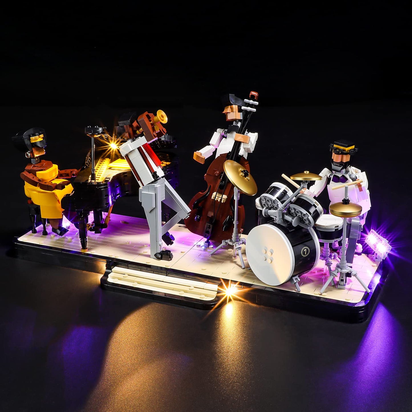 Yeabricks Led Light For Lego 21334 Ideas Jazz Quartet Building Blocks Model (Lego Set Not Included)
