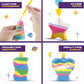 12 Pack: Sand Art Kits for Kids - Create Your Own Colored Sand Art, Includes 12 Bottles, Funnels, Sticks, 48 Bags of Sand for Ar