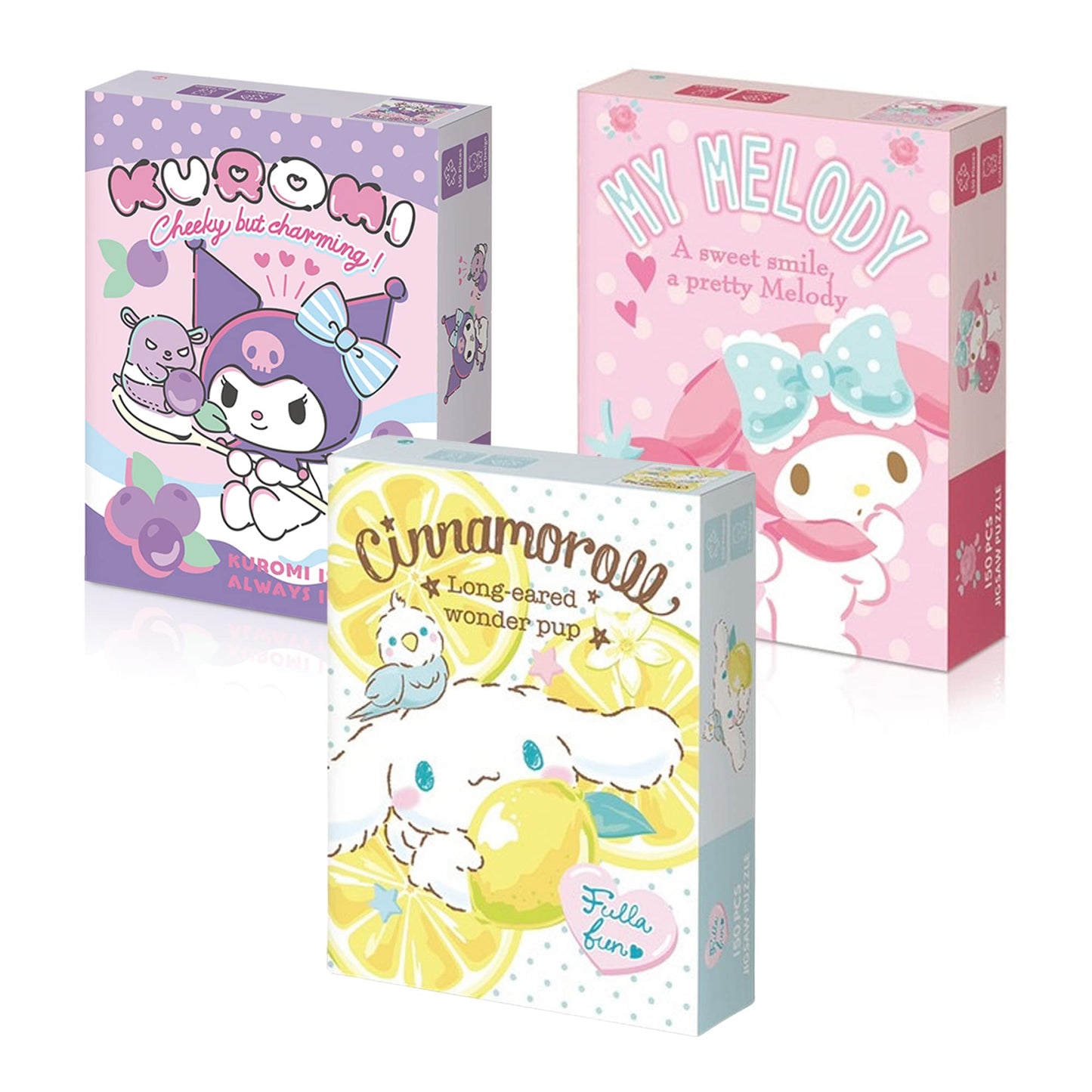Jigsaw Puzzle Cinnamoroll 150pcs - Games for Family Bonding  Boosting Cognitive Skills  and Stress Relief - Animated Characters  enhanced Quality Materials  Challenging Puzzle Experience