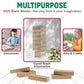 CoolToys Timber Tower Wood Block Stacking Game, 48 Pieces, Original Edition, Wood Material