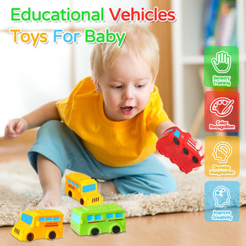 No Hole Bath Toys For Babies And Toddlers, Car Bath Toys For Infant Kids 1-3, Beach Pool Bathtub Toys For Kids, Baby Bath Toys 1