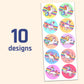 40 Sheets - Unicorn Stickers For Party Bags - 400 Stickers, 1.5''