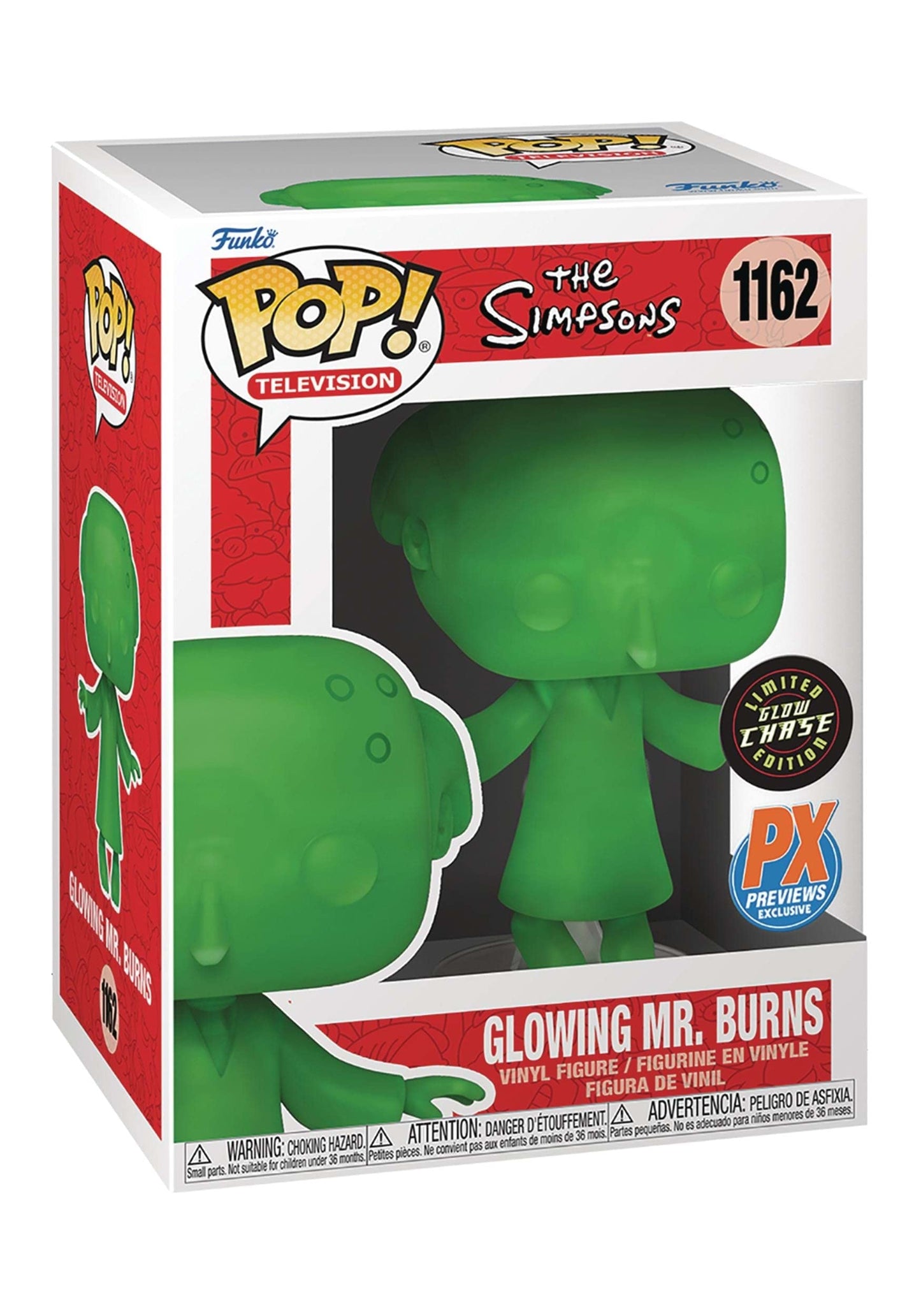 Pop! Animation: The Simpsons: Glowing Mr. Burns Vinyl Figure