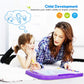Sgile Large Magnetic Drawing Board - 4 Colors 16×13In Writing Painting Doodle Pad With 4 Stamps For Toddlers, Learning Educational Toy Etch Sketch Gift For 36+ Month Kids Girls Boys, Purple