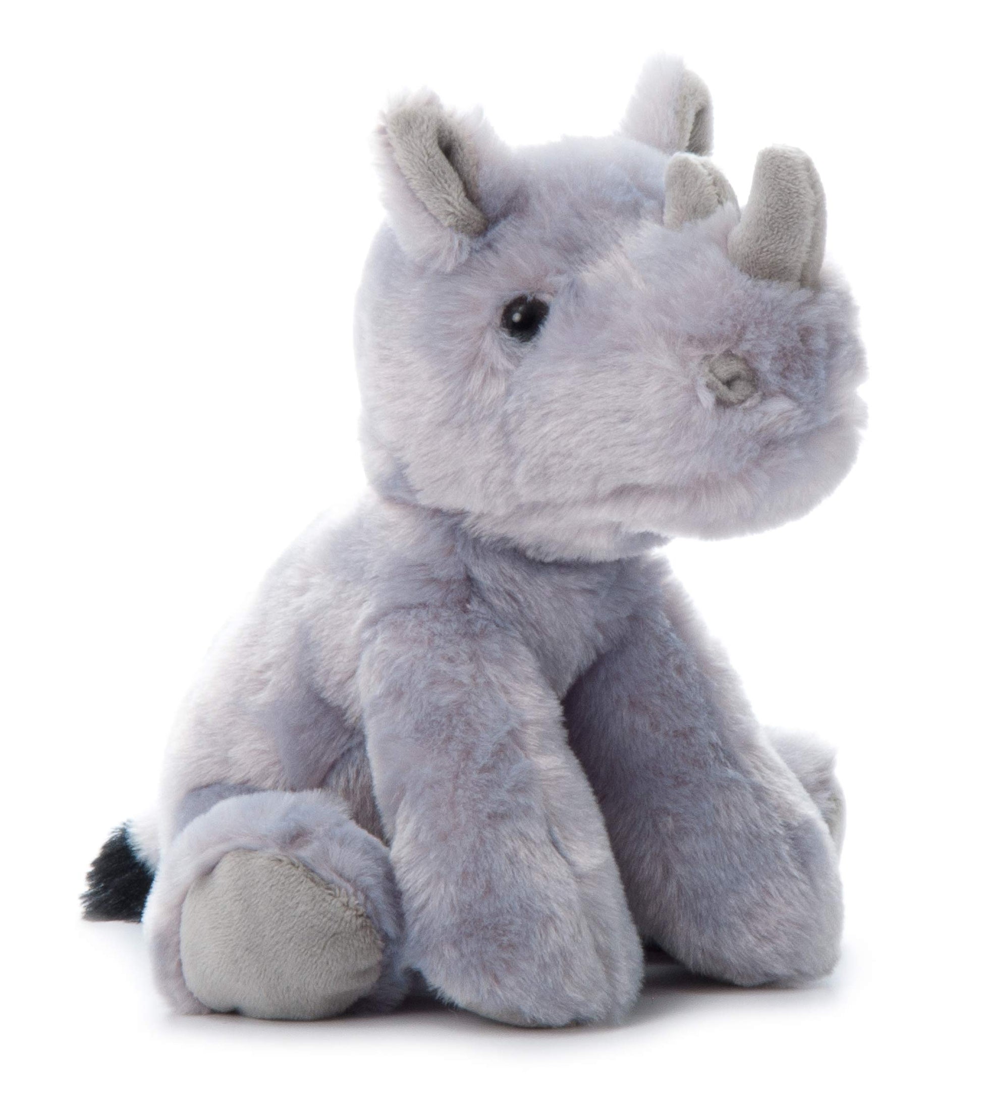 The Petting Zoo Rhino Stuffed Animal, Gifts For Kids, Wild Onez Zoo Animals, Rhino Plush Toy 9 Inches