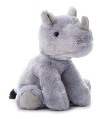 The Petting Zoo Rhino Stuffed Animal, Gifts For Kids, Wild Onez Zoo Animals, Rhino Plush Toy 9 Inches