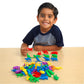 Excellerations Jungle Animal Counters Set of 120, STEM Math Toy, 1.5-2 inches, Plastic, Multicolor, Model JUNGCNT