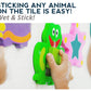 Foam Bath Toys - 100% Non-Toxic Floating Puzzles Animals - Early Learning Bathtub Toy - Fun Educational Geometric Shapes For Toddlers Kids Boys Girls - Free Bath Toy Organizer & Fishing Rod