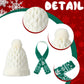 4 Pack Doll Clothes Christmas Mini Snowman Hats Scarf, Santa Knit Hat Christmas Tree Scarf For Doll Elf Santa Mini Snowman (Clas