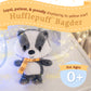 Kids Preferred Harry Potter Hufflepuff Badger Plush Stuffed Animal With Yellow Stripped Scarf Hogwarts House Collectible For Babies, Toddlers, And Kids 6 Inches