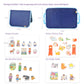 CHEFAN Felt Board for Toddlers, 4 Set Nursery Rhymes Felt Pieces, Precut Flannel Figures, Humpty Dumpty,Hey Diddle Diddle,Hickor