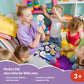 CHEFAN Felt/Flannel Board Story Set of 4, PRECUT Felt Pieces for Preschool Toddlers Circle Time,Old Lady Who Swallowed a Fly,The
