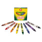 Crayola 520080 Large Crayons, Tuck Box, 8 Colors/Box
