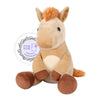 SuzziPals Heatable & Coolable Horse Plush Toy - Microwave Heating Pad, Yellow, Polyester Stuffed Animal for Companionship