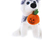 Plushland Halloween Pawpals 8 Inches Puppy Dog Plush Stuffed Toy Comes With Hat And Halloween Jack O Lantern - Pumpkin For Kids On This Holiday (Husky)