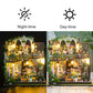 DIY Miniature Dollhouse Kit, Mini House Making Kit with Furnitures and Light, Tiny House Kit to Build for Adults, Hobby Craft Gi
