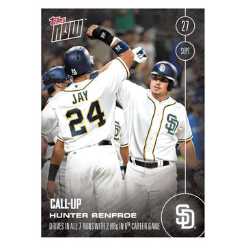 Mlb San Diego Padres Hunter Renfroe (Call-Up) #512 Topps Now Trading Card