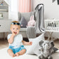 1 Number Balloon Silver 40 Inch Big Foil Mylar 1St Balloons For 1 Year Old Boy Girl Birthday Party Decorations Wedding Anniversa