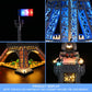 Vonado Led Light Kit Compatible With Lego Eiffel Tower Set 10307, Remote Control Diy Building Lighting Compatible With Lego Architecture 10307 (Not Model)