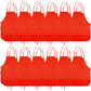BOUBONI 24 Pieces Red Kids Painting Aprons Kids Art Aprons with 2 Roomy Pockets Kids Aprons for Art Painting Activity Kitchen Cr