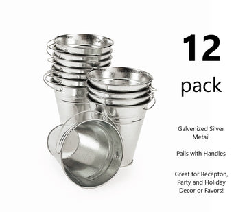 Fun Express Otc_12 Large Galvanized Buckets