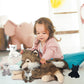 5Pcs Wolf Stuffed Animal Plush Wolf Toys Inside 16 Inch Mommy Wolf Plush With 4 Cute Baby Wolves In Her Zippered Tummy Soft Wolf