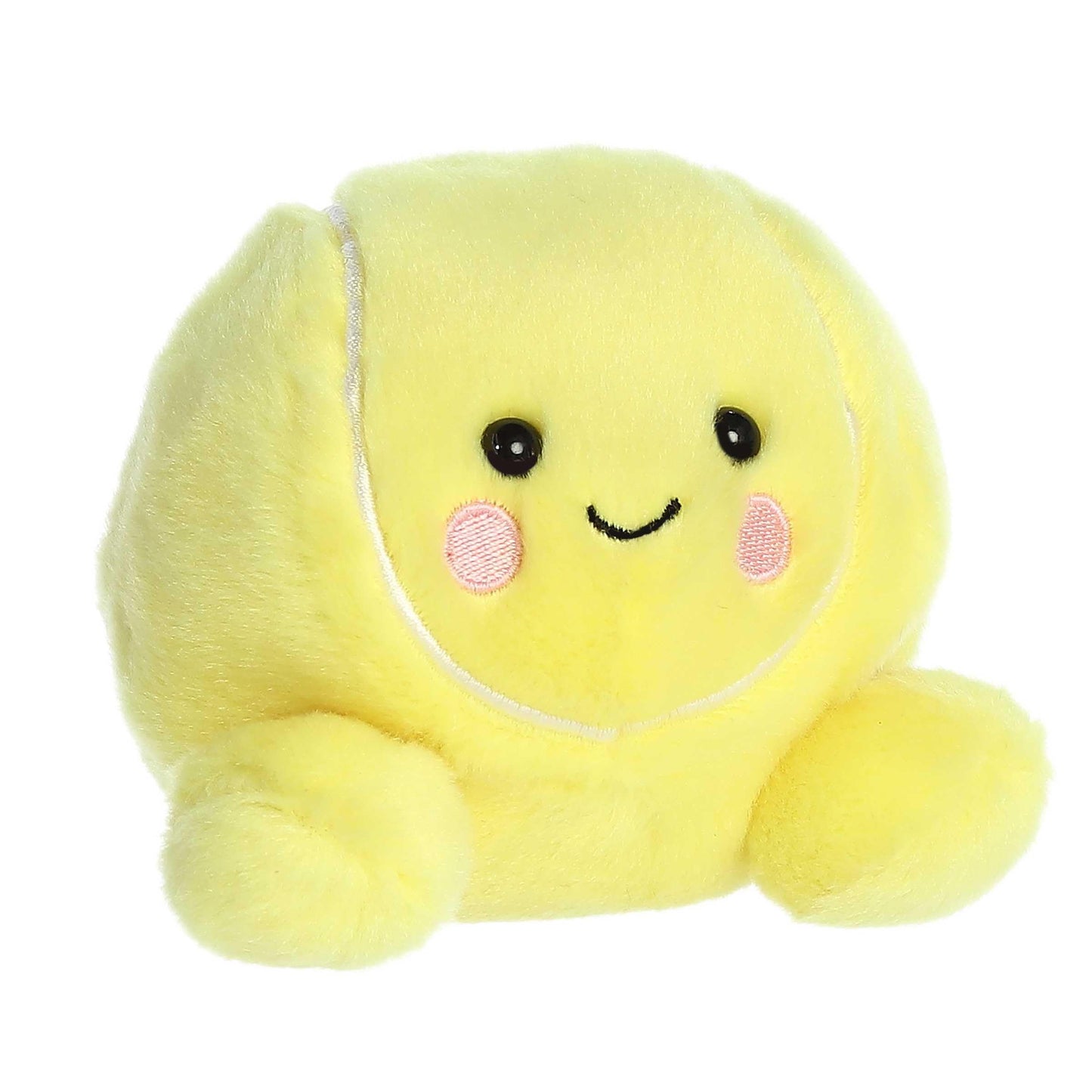 Aurora Adorable Palm Pals Tennis Ace Stuffed Animal - Pocket-Sized Play - Collectable Fun - Yellow 5 Inches