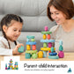 Oessuf Stacking Rocks 26Pcs Stacking Blocks Balancing Stacking Stones Wooden Building Toys Wood Stone Stacking Game For Toddler